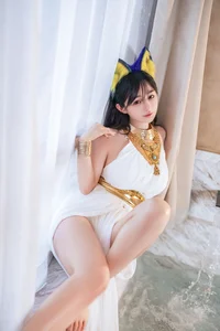 Sakurai Ningning: The Ethereal White Cat Girl Cosplay Aesthetic-19