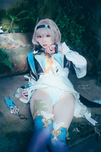 Stunning Firefly Honkai Star Rail Cosplay by Shuang Yue Shimo (霜月shimo) – Full 27P High-Quality Image Gallery-7