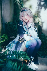 Stunning Firefly Honkai Star Rail Cosplay by Shuang Yue Shimo (霜月shimo) – Full 27P High-Quality Image Gallery-5