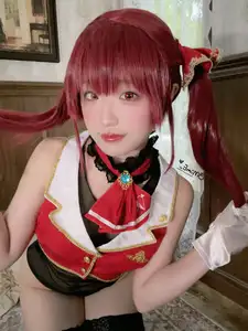 Coser Mime as Marine: Captivating Cosplay Photo Set (24P)-10