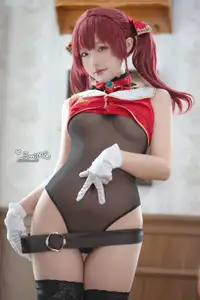 Coser Mime as Marine: Captivating Cosplay Photo Set (24P)-11