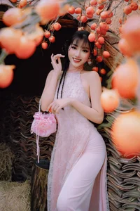 Sweet Autumn Muse in Persimmon Garden-6