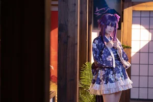 Ethereal New Year Elegance: Lunananya’s Stunning Igusa Haruka Cosplay from Blue Archive-2