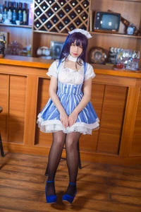 Elegant Maid Aesthetics by Coser Jiu Qu Jean as Kasumigaoka Utaha-3