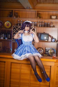 Elegant Maid Aesthetics by Coser Jiu Qu Jean as Kasumigaoka Utaha-4