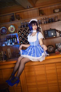 Elegant Maid Aesthetics by Coser Jiu Qu Jean as Kasumigaoka Utaha-18