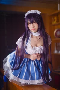 Elegant Maid Aesthetics by Coser Jiu Qu Jean as Kasumigaoka Utaha-8