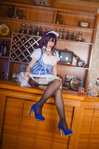 Elegant Maid Aesthetics by Coser Jiu Qu Jean as Kasumigaoka Utaha-13