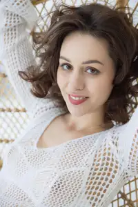 MetArt Marie Berger: White Textiles Part01 - Captivating Grace in Pure White-1