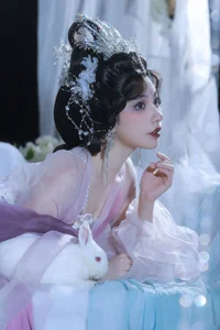 A Ming's Ethereal Elegance: A Visual Poem by YiTuYu Art Language Vol.9073-13