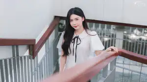 Charming Schoolgirl in Elegant Uniform: A Glimpse of Youthful Beauty-15