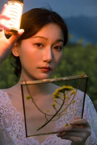 Ethereal Beauty: Xiao Yue Amidst Rapeseed Blooms in Art Language Vol.8948-12
