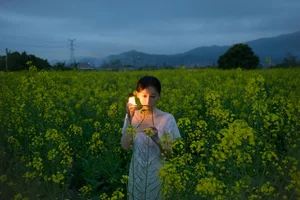 Ethereal Beauty: Xiao Yue Amidst Rapeseed Blooms in Art Language Vol.8948-22