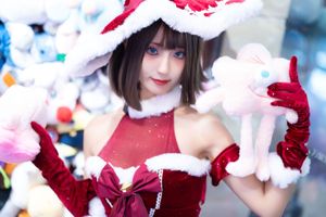 Coser Sanshuizi Dazzles in Charming Christmas Dress-23