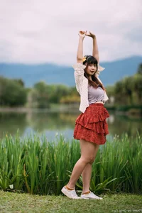 Elegant Travel Photography: Discovering Serenity with Ruoying at the Breathtaking Cloud Mountain Water Landscape-20