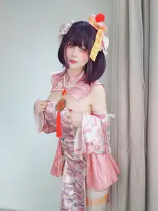 Coser Bai Yin 81 Sweet Pink Charm in Fantia March Part02 Collection-14