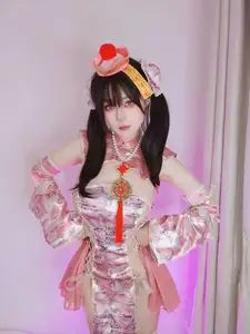 Coser Bai Yin 81 Sweet Pink Charm in Fantia March Part02 Collection-8