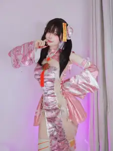 Coser Bai Yin 81 Sweet Pink Charm in Fantia March Part02 Collection-7