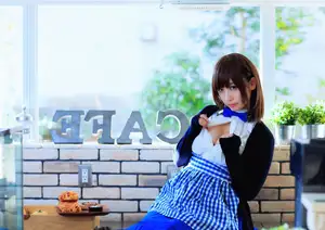 Moe Iori: Charming Cafe Girl in 'Monday's Girl' Part02-4