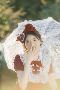 Stunning Aesthetic Portraiture: Li Zhi Mi Ko in YiTuYu Art Language Vol.9145 – Elegant Fashion and Artistic Photography Collection-9