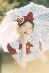 Stunning Aesthetic Portraiture: Li Zhi Mi Ko in YiTuYu Art Language Vol.9145 – Elegant Fashion and Artistic Photography Collection-7