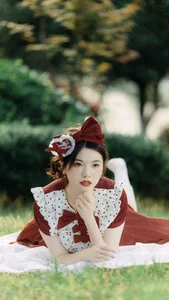 Stunning Aesthetic Portraiture: Li Zhi Mi Ko in YiTuYu Art Language Vol.9145 – Elegant Fashion and Artistic Photography Collection-1