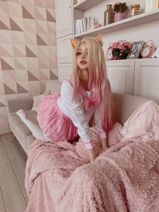 Yae Miko Genshin Impact Cosplay by Bao Zou Li Yu Wang Amidst Sakura Blossoms-14