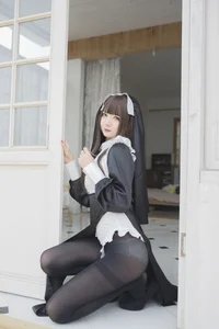 Stunning Nun Cosplay Photography by 51 Jiang: Aesthetic Gothic Habit and Stylized Portrait Collection for Costume Inspiration-4