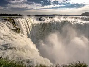 Admire Iguazu National Park: Incredible majestic Devil's Throat Falls scene at Brazil - Argentina border-3