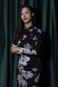 Captivating Chenaling_CL in a Floral Art Dress - YiTuYu Art Language Vol.8809 Chenaling_CL-18