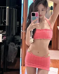 Stunning Wu Xuanyi AI Art Lookbook: Elegant Swimsuit Fashion and Beachwear Style Inspiration for Modern Summer Trends-5