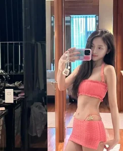 Stunning Wu Xuanyi AI Art Lookbook: Elegant Swimsuit Fashion and Beachwear Style Inspiration for Modern Summer Trends-1