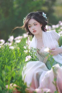 Xian Luo in YiTuYu Art Language Vol.9171: A Stunning Spring-Themed Portrait Collection for Artistic Inspiration and High-Quality Photography Enthusiasts-5