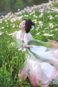 Xian Luo in YiTuYu Art Language Vol.9171: A Stunning Spring-Themed Portrait Collection for Artistic Inspiration and High-Quality Photography Enthusiasts-12