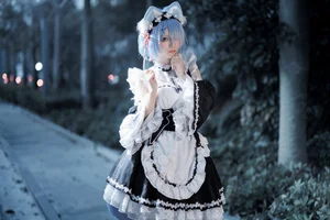 Sweet Enchantment: Coser Hua Qi Hana as Neko Rem Part02-33