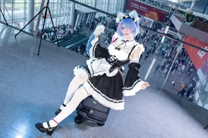 Sweet Enchantment: Coser Hua Qi Hana as Neko Rem Part02-13