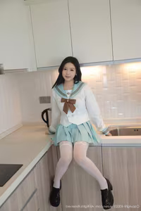 Lin Jia Xin Charming in Schoolgirl Outfit: Captivating XiuRen No.10379 Photo Set-7