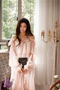 Ethereal Beauty: Kun Kun Bu Kun Le in YiTuYu Vol.8734 Collection – A Dreamy Portrait-19