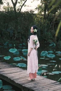 Ethereal Muse in the Golden Hour Bloom-5