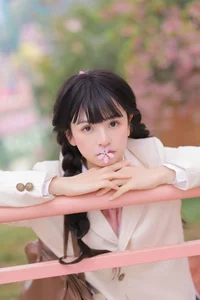 Dreamy Spring Aesthetic: Schoolgirl Style Under Cherry Blossoms - JK Uniform-15