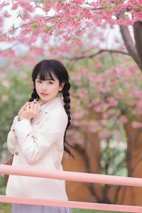 Dreamy Spring Aesthetic: Schoolgirl Style Under Cherry Blossoms - JK Uniform-2