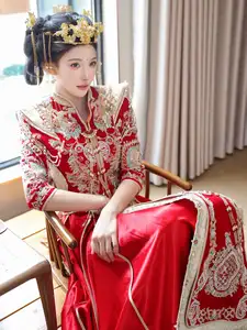 Li Shuang Er: Traditional Beauty in Vibrant Xiùhéfú from XiuRen model Part01-31