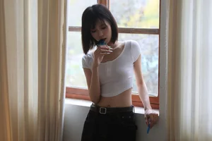 Artistic Indoor Rope Art Photography Featuring Jie Mo - YiTuYu Art Language Vol.9373 | Elegant Atmospheric Portraits and Creative Visual Storytelling-20