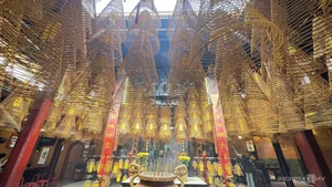Exploring the 130-Year-Old Chùa Ông: A Cultural Gem in Can Tho, Vietnam with Mesmerizing Eternal Incense Coils-6