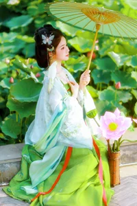 Xiao Du Tong Xue: Elegant Sunset Creek Portrait Series from YiTuYu Art Language Vol.9376 - Aesthetic Outdoor Lifestyle Photography-3