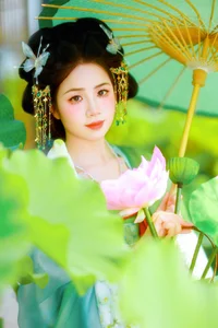 Xiao Du Tong Xue: Elegant Sunset Creek Portrait Series from YiTuYu Art Language Vol.9376 - Aesthetic Outdoor Lifestyle Photography-10