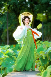 Xiao Du Tong Xue: Elegant Sunset Creek Portrait Series from YiTuYu Art Language Vol.9376 - Aesthetic Outdoor Lifestyle Photography-26