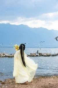 Ethereal Grace of Wan Jiang Ting in YiTuYu Art Language Vol.8851 by the Lake-27