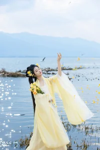 Ethereal Grace of Wan Jiang Ting in YiTuYu Art Language Vol.8851 by the Lake-6