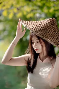 Ethereal Beauty Amidst Green Nature | Stunning Outdoor Portrait-5